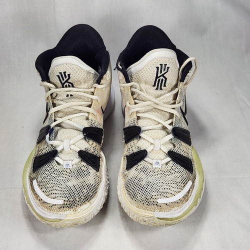 Nike Kyrie 7 Brooklyn Beats Men's Sz 9 White Green Glow Black CQ9326-100 - Picture 4 of 9