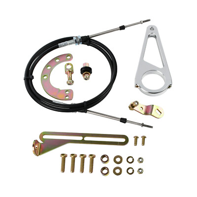 Aftermarket 2'' Hard Column Cable Shift Linkage Kit For GM Transmission