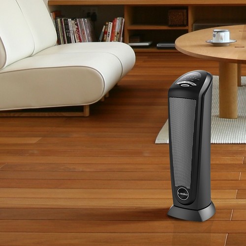 Lasko 1500W Ceramic Tower Space Heater with Remote, CT22410, Black - Bild 6 von 7