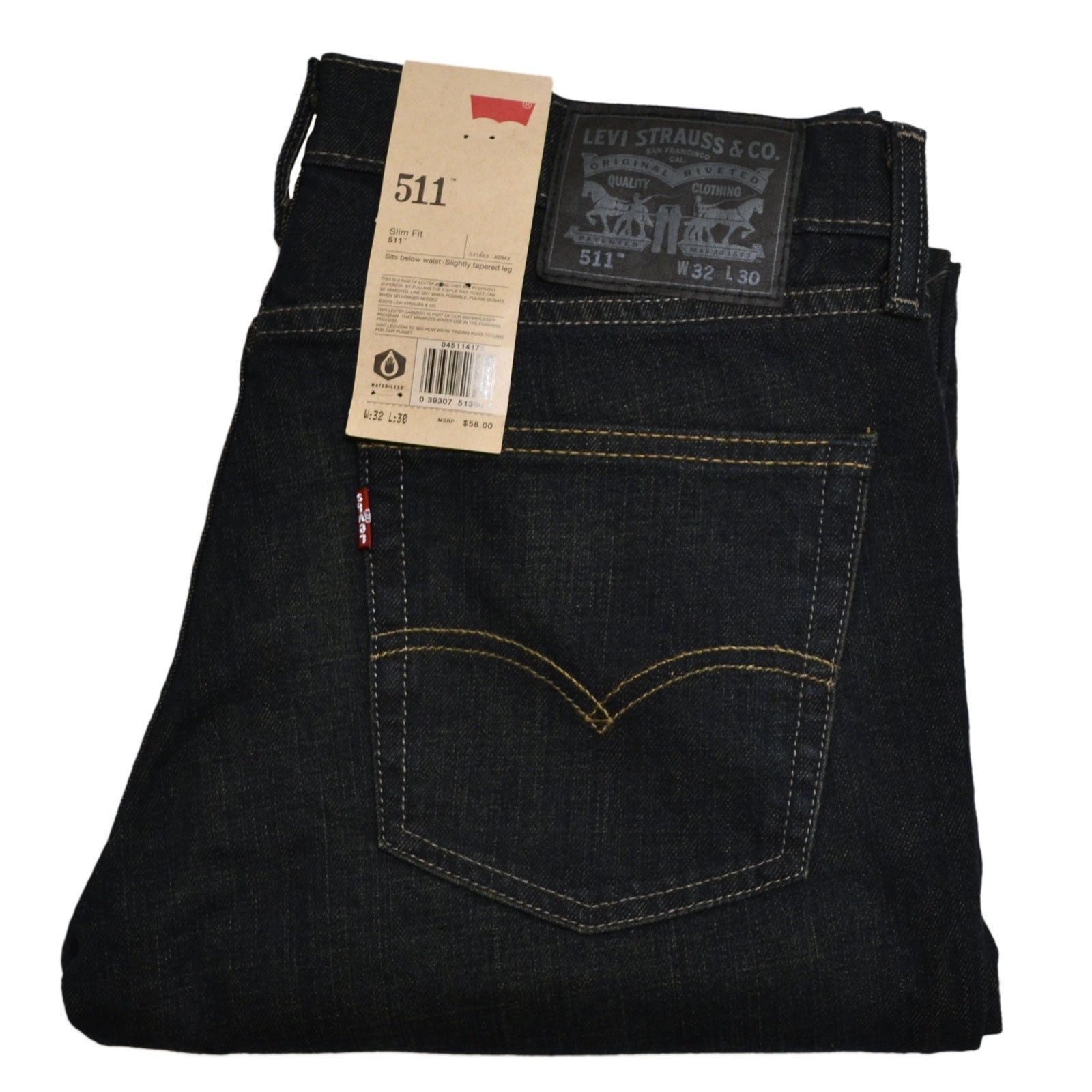 mens dark blue levi jeans