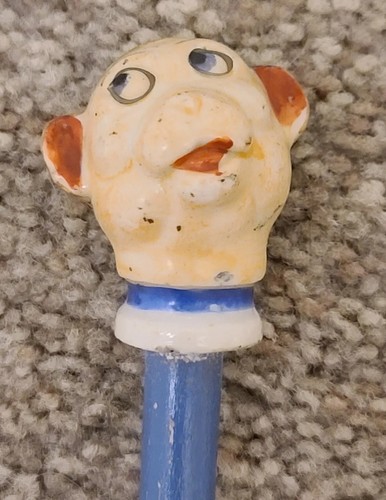 Antique Lot of Figural Animal Head Walking Stick Canes - Dog, Elephant, Monkey - Picture 4 of 11