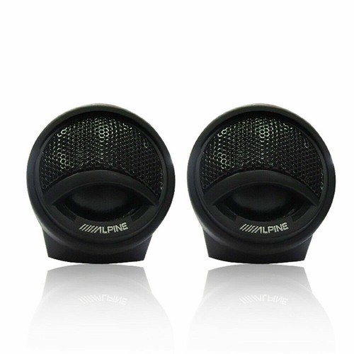 3/8‘’ Alpine SPR-1108 Car Speaker Systems Soft Dome Balanced Tweeters Crossover - Picture 3 of 8
