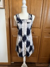 Marc by Marc Jacobs Ikat Eddie Dress in Slate Violet Multi Color Size XS