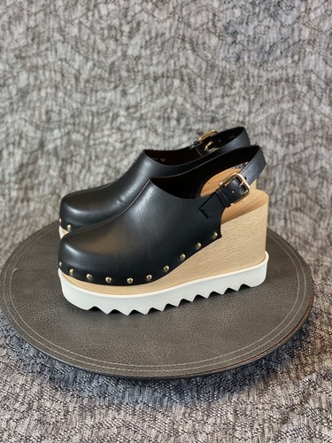 Sandalia de tacón con plataforma zueco Stella McCartney Elyse para mujer talla 38 - Imagen 4 de 10
