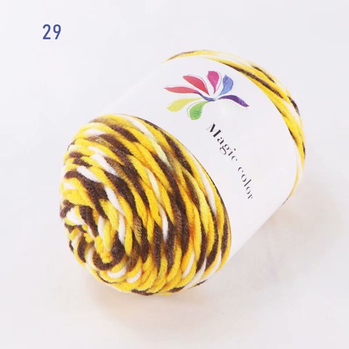 45g/Ball ColorfulMilk Cotton Yarn 8Ply Gradient DIY Color Knitting Crochet Yarns - Picture 41 of 48