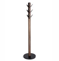Umbra Flapper Coat And Hat Stand Walnut H165cm X Base 57cm Diameter Umbra Flapper Coat And Hat Stand Walnut H165cm X Base 57cm Diameter