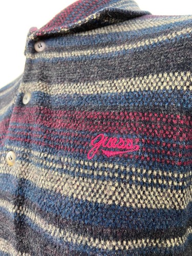 Vintage Guess Georges Marciano Men’s Sweater Size XL 1/4 USA Native Aztec - XL - Picture 4 of 12
