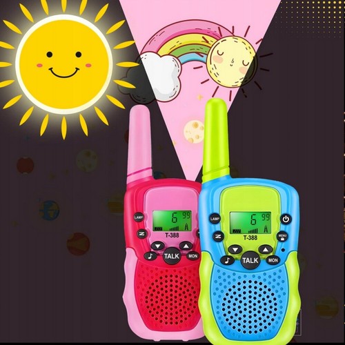 2X Walkie Talkie für Kinder Funkgeräte Sprechfunkgeräte mit LCD-Taschenlampe DE - Bild 15 von 24