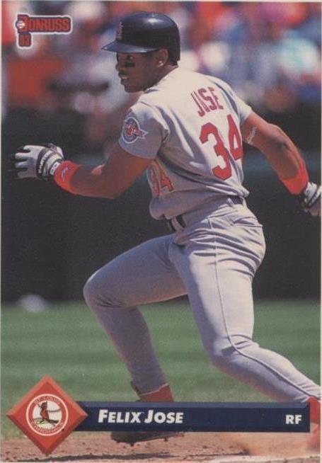 1993 Donruss - Felix Jose #574 - 1 of 1