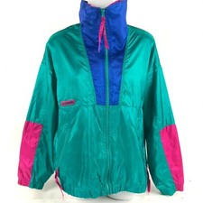 Vintage Columbia Intertrainer Jacket Women's M Windbreaker Full Zip