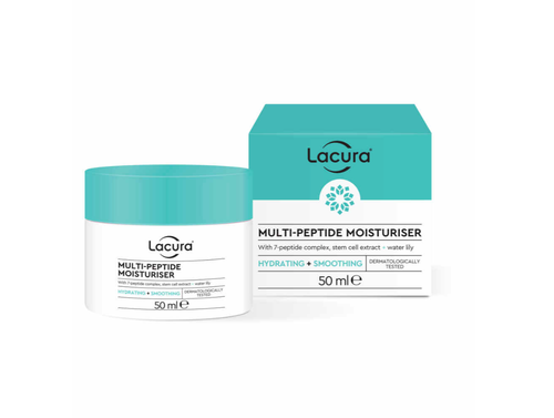 LACURA Multi-Peptide Moisturiser - Stem Cell Extract - 7 Peptide 50ml BNIB
