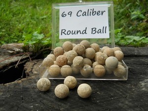 Old-Rare-Vintage-Antique-Civil-War-Relic-69-Cal-Confederate-Lead-Ball-Appomattox
