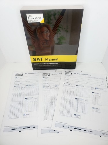 The Princeton Review SAT Manual 2021 Version 7.0 & 3 Diagnostic Test Forms - Picture 2 of 7