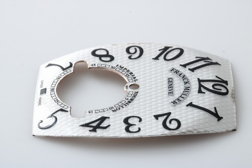 Franck Muller Imperial Tourbillon Dial Watch Silver Carbon Fiber Pattern Part - Picture 5 of 13