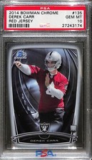 Derek Carr Rookie Card Gallery and Checklist 54