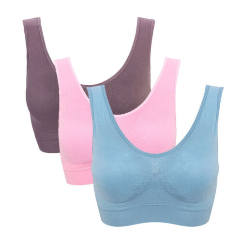 3 Pack Wireless Plus Size Bra (Set of 3) M-5XL * - Picture 27 of 33