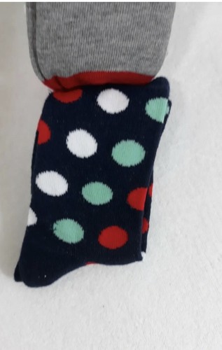 Cat & Jack Christmas Graphic Santa /Laughing All The Way 4 Pair Crew Socks - Picture 4 of 11