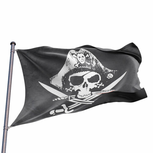 3x5 ft Dead Man's Chest Pirate Flag Jolly Roger Sabers Swords Deadman Polyester - Picture 3 of 3