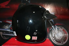 NEW adjust FULMER 355 ZIP open face black motorcycle riding helmet size youth XL