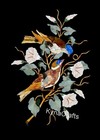 Pietra Dura Art Wall Decor for Home Rectangle Marble Living Room Table