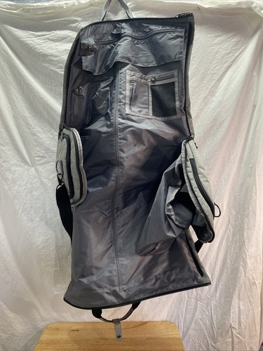 Modoker Convertible Carry-on Garment Bag with Shoulder Strap - Gray - Picture 6 of 8