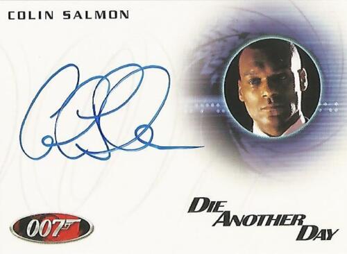 James Bond Mission Logs - A174 Colin Salmon "Charles Robinson"  Autograph Card - Afbeelding 1 van 1