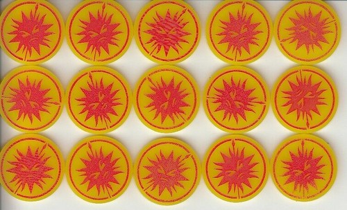 A Game of Thrones 2.0 LCG offizielle FFG Martell Power Tokens, 15er Set