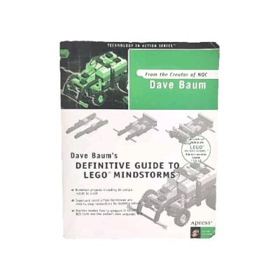 Dave Baum's Definitive Guide to Lego Mindstorms FIRST EDITION Paperback Book