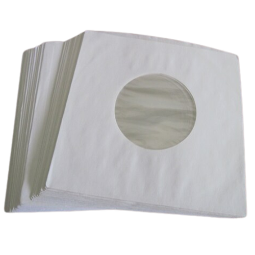 Vinyle blanc 7" vinyle LP Record Kraft papier polyliner 100 gmm manches intérieures LOT NEUF - Photo 31/72