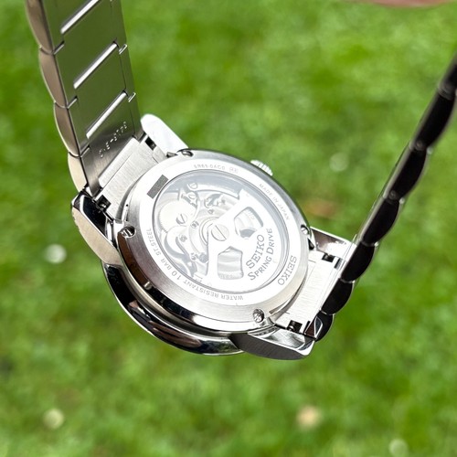 Seiko Spring Drive SNR001 Cal. 5R65 Power Reserve Automatik Stahl Herrenuhr - Bild 9 von 10