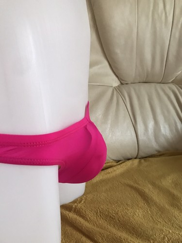Mens / Lads Ice Silk Pink Peachy Bum Enhancing Briefs Size S/ M New In Bag - Picture 16 of 17