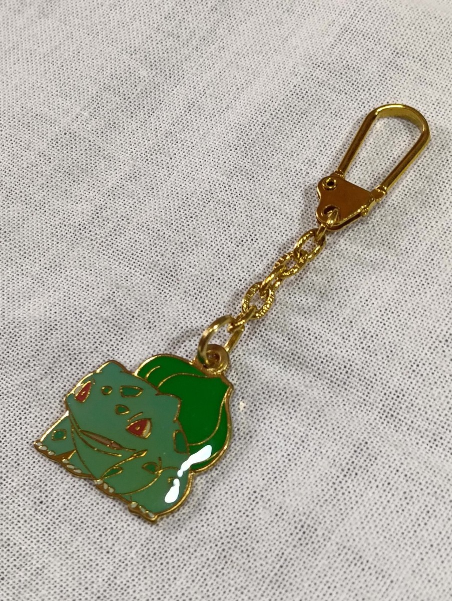 Bulbasaur Pokemon Metal swing Tomy keychain Nintendo