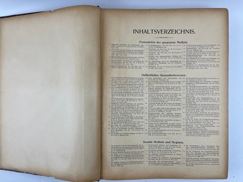 1924 Deutsche Medizinishe Wochenshrift Bound Volume Magazine - Picture 15 of 22
