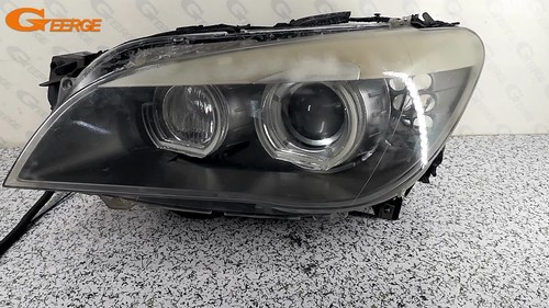 For BMW 7 Series F01 F02 F03 F04 Crystal DTM Style Led Angel Eyes Kit Halo Rings - Video 1 von 1