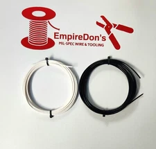 12 AWG Mil-Spec Wire, PTFE Insulated, Stranded Silver Plated, 30 ft