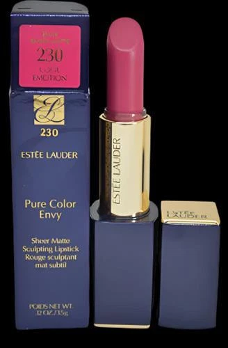 Lápiz labial Estée Lauder Pure Color Envy Sculpting Cool Emotions 230 mate transparente Foto 3 de 3