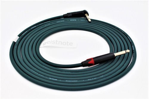 10' Instrument Cable ~ EA Reveal 10 feet Gold or Nickel Plugs, Right Angle or St - Picture 2 of 2