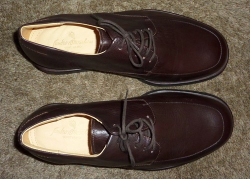 Sandro Moscoloni Napa Dress Shoes Men's 9 1/2 D Brown Excellent Cond Free Ship - Picture 8 of 13