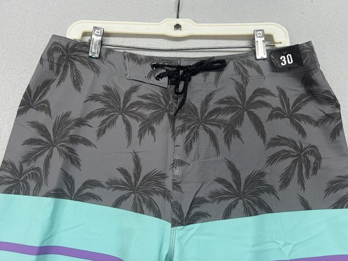 Hurley Phantom Weekender 20" Beach Board Shorts Striped/Palm Trees Men’s NWT 30 - Bild 12 von 17