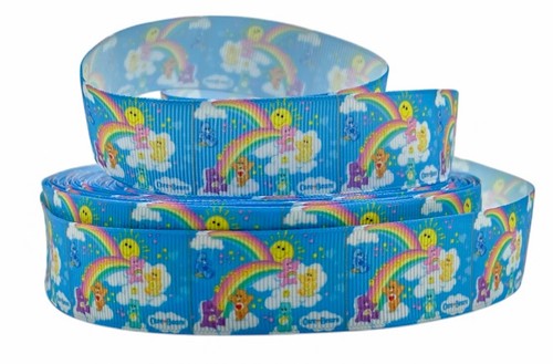 Care Bears grosgrain ribbon 25mm Cartoon ribbon Hairbows Cute ribbon - Picture 2 of 3