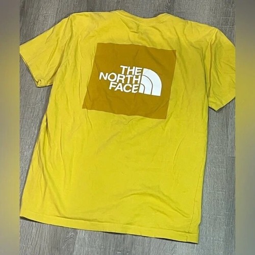 Vintage VTG The North Face Size Small Big Logo Green Red Short Sleeve Shirt - Picture 2 of 5