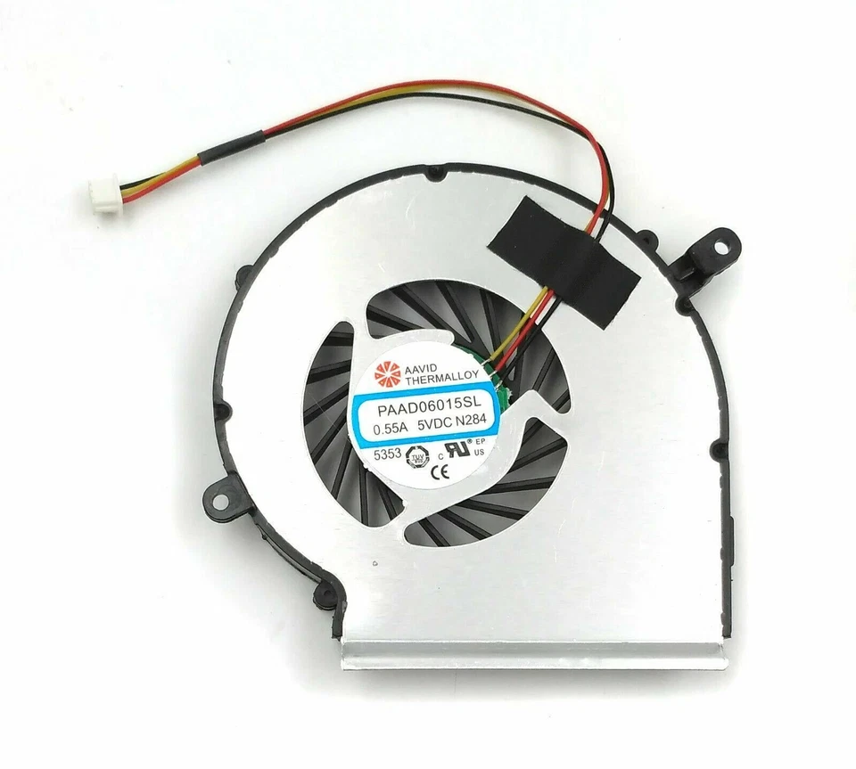 New for MSI GE62 GL62 GE72 GL72 GP62 GP72 PE60 PE70 3-Pin CPU + GPU Cooling Fan - Image 3 of 4