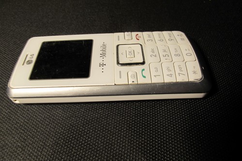 LG KP130 White GSM Mobile Phone T-Mobile Network - Untested - Picture 8 of 11