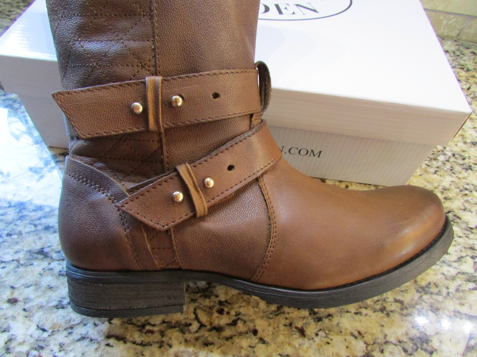 Nuevo Steve Madden kristenn Cognac Para Cuero Mid Moto Botas Para Cognac Mujer 8.5 Envío Gratis b053bd Nuevo Steve Madden kristenn Cognac Para Cuero Mid Moto Botas Para Cognac Mujer 8.5 Envío Gratis b053bd