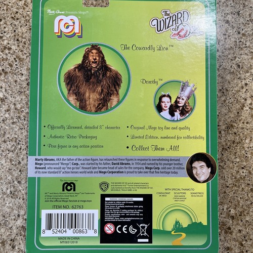 Mego Wizard Of Oz 8 Inch Cowardly Lion Action Figure New A14 - Bild 3 von 3