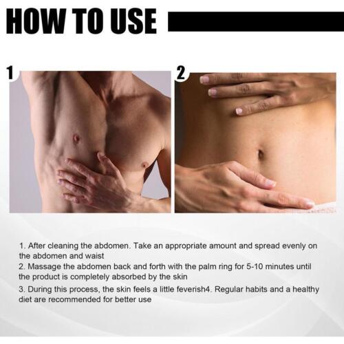 Crema adelgazante corporal de jengibre bálsamo abdominal para hombres y mujeres nuevo N3 - Imagen 4 de 14