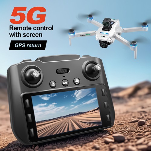 Cuadricóptero S159 Drone GPS 4K HD Doble Cámara 360° Evitación de Obstáculos 2 Baterías - Imagen 5 de 19