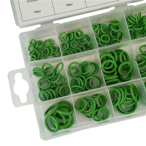 270x Rubber Seal HNBR O-Ring Washer Assortment Kit Hydraulics Air Gas Oil Green - Picture 3 of 5