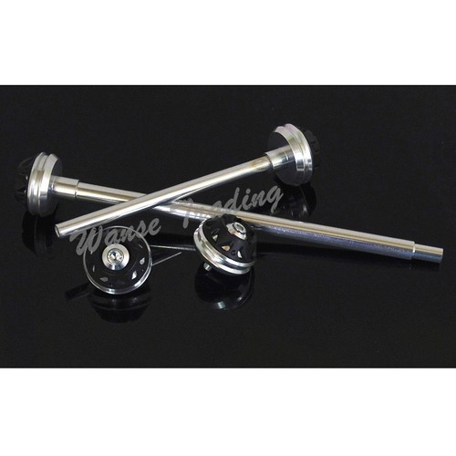 Front & Rear Wheel Axle Fork Sliders Protector For 2006-2010 SUZUKI GSXR 600 750 - Picture 37 of 63