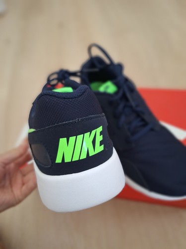 New Without Box NIKE KAISHI (GS) KIDS' SHOES, SIZE 6.5 BLUE/VOLTAGE GREEN/WH - Picture 4 of 7